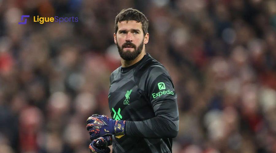 Liverpool goalkeeper Alisson is a doubt for the Bournemouth clash