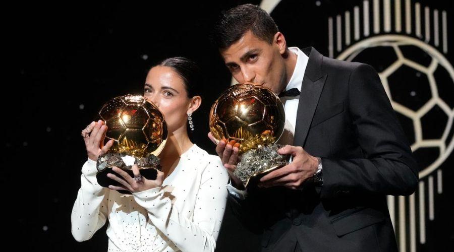 Spain's Aitana Bonmati, Rodri win Ballon d'Or for best player in the world