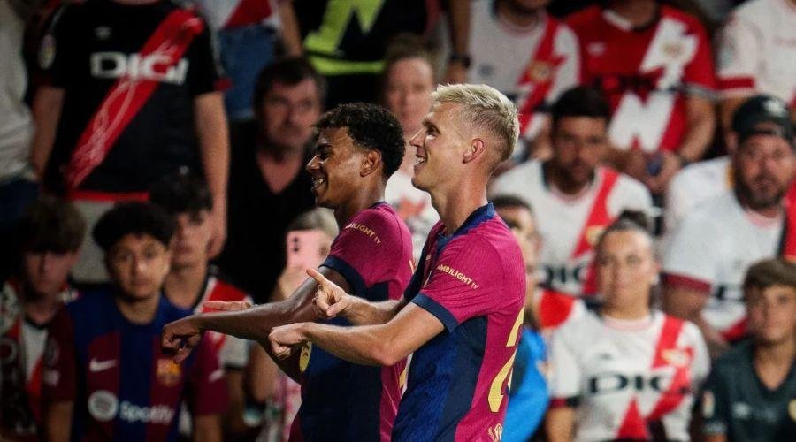 La Liga: Olmo clinches Barca comeback win at Rayo on debut